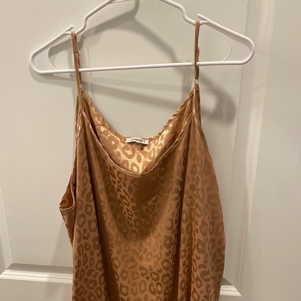Bronze leopard maxi